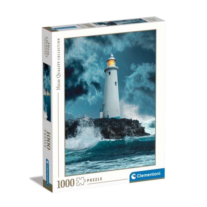 Clementoni Puzzle High Quality Collection Storm At The Lighthouse 1000 pcs