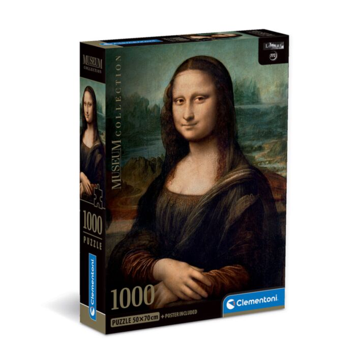 Clementoni Puzzle Museum Collection Leonardo Da Vinci: Mona Lisa 1000 pcs - Compact Box