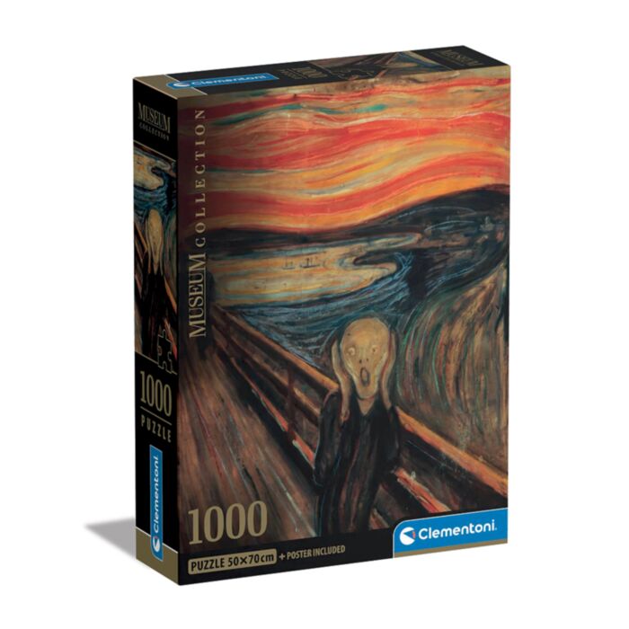 Clementoni Puzzle Museum Collection Munch: The Scream 1000 pcs - Compact Box