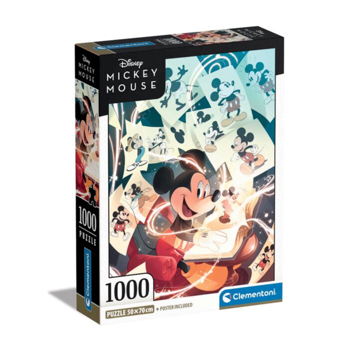 Clementoni Puzzle High Quality Collection Disney Mickey Mouse Celebration 1000 pcs - Compact Box