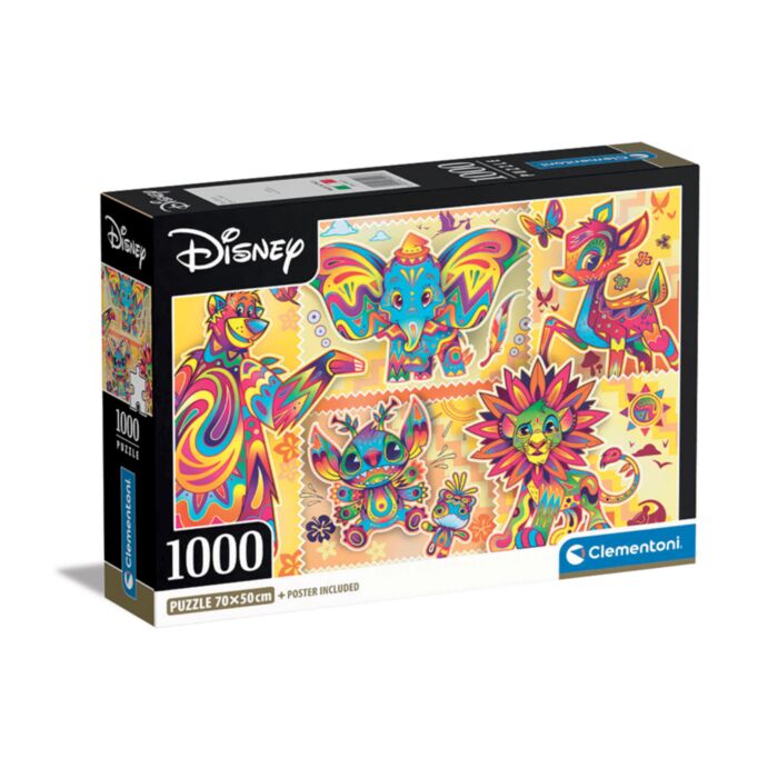 Clementoni Puzzle High Quality Collection Disney Classics 1000 pcs - Compact Box