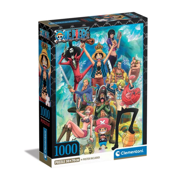 Clementoni Puzzle High Quality Collection One Piece 1000 pcs - Compact Box