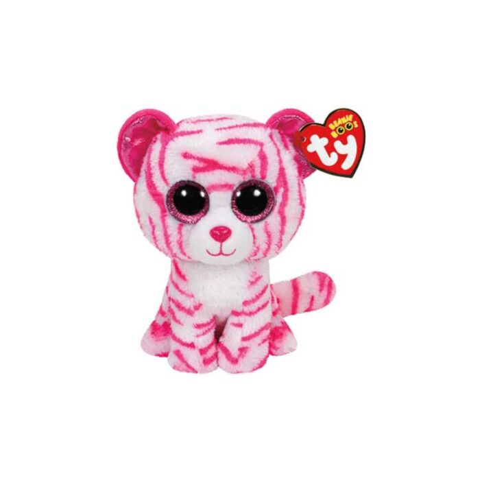 TY Beanie Boos Asia Plush Tiger White 15cm