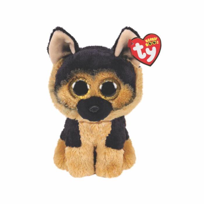 TY Beanie Boos Spirit Plush German Shepherd Dog Brown And Black 15cm