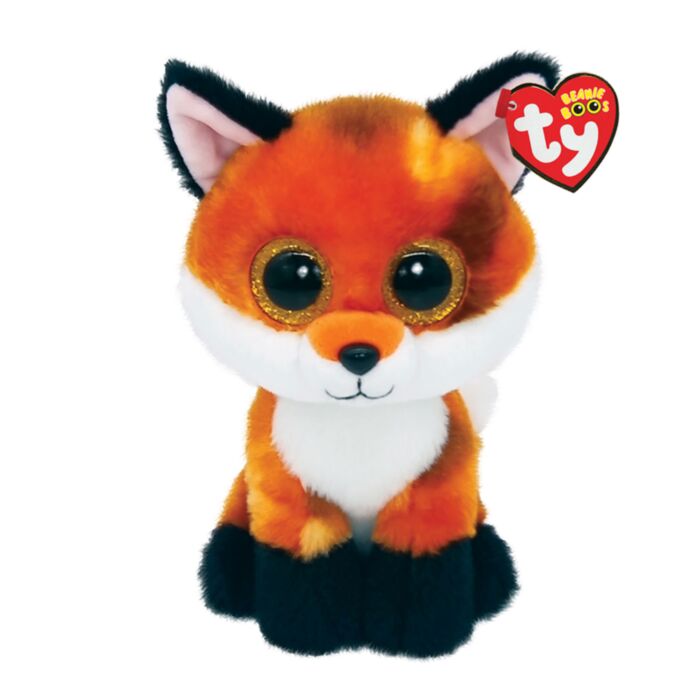 TY Beanie Boos Meadow Plush Fox Orange 15cm