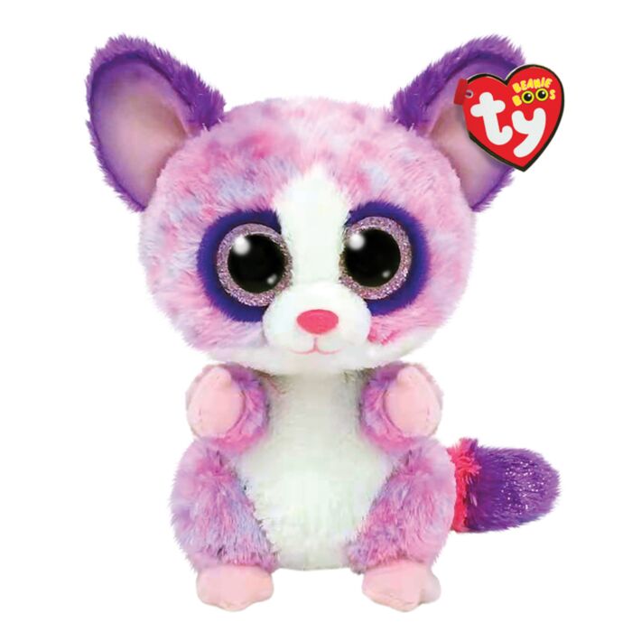 TY Beanie Boos Becca Plush Bush Baby Pink 15cm