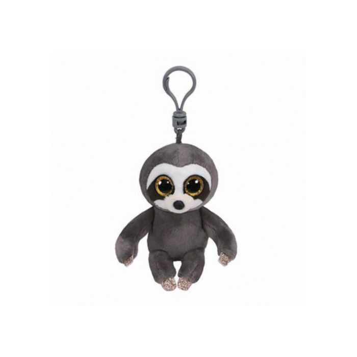 TY Beanie Boos Dangler Plush Clip Sloth Gray 8.5cm