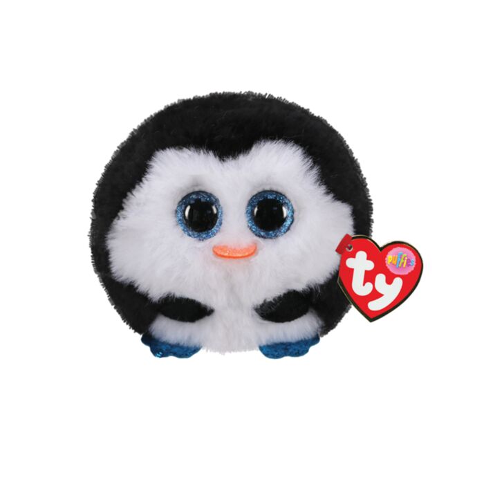 TY Beannie Balls Waddles Plush Penguin White And Black