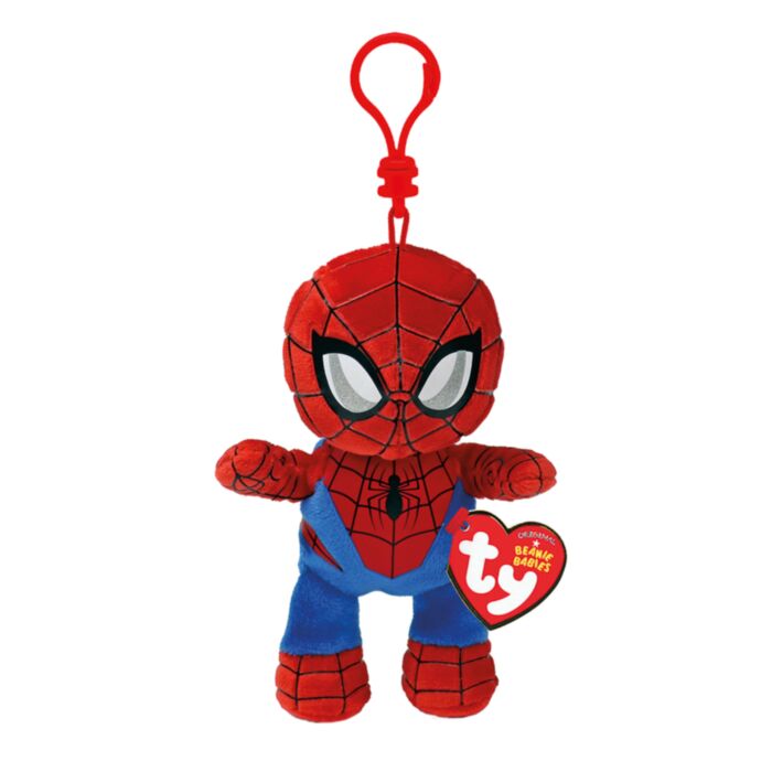 TY Beanie Babies Κλιπ Χνουδωτό Spiderman 8,5εκ