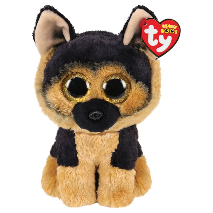 TY Beanie Boos Spirit Χνουδωτό Σκυλάκι Γερμανικός Ποιμενικός Καφέ Και Μαύρο 23εκ