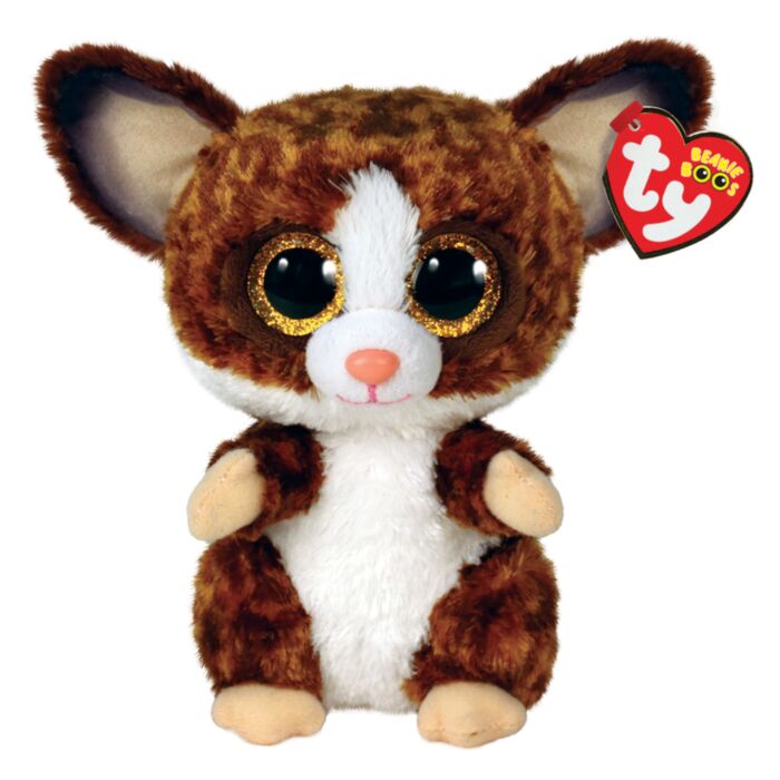 TY Beanie Boos Binky Χνουδωτό Γαλάγος Μωρό Καφέ 23εκ