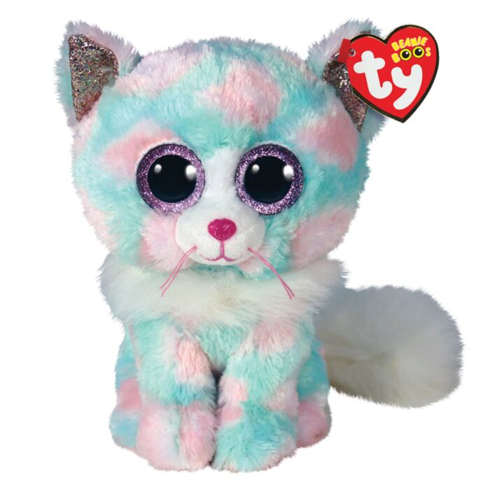 TY Beanie Boos Opal Plush Kitty Pastel 23cm