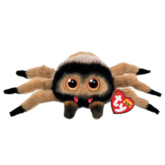 TY Beanie Boos Godfrey Plush Spider Tan 15cm