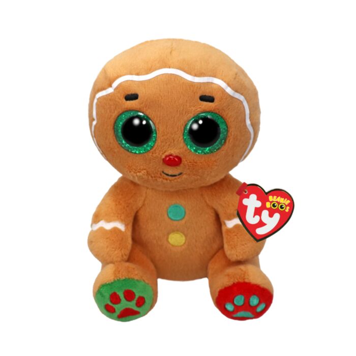 TY Beanie Boos Nutmeg Χνουδωτό Mπισκότο Καφέ 15εκ