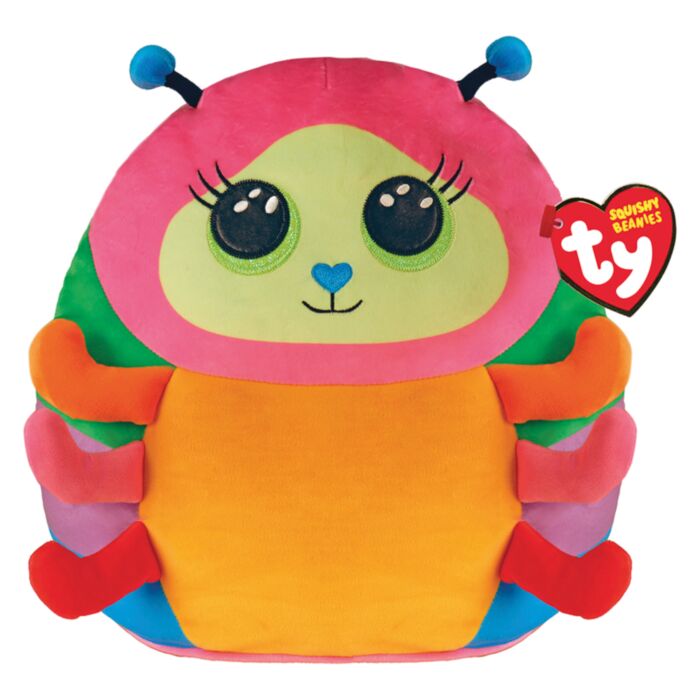 TY Squishy Beanies Nessa Caterpillar Multicolor 30cm