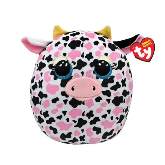 TY Squishy Beanies Milkshake Cow Multicolor 38cm