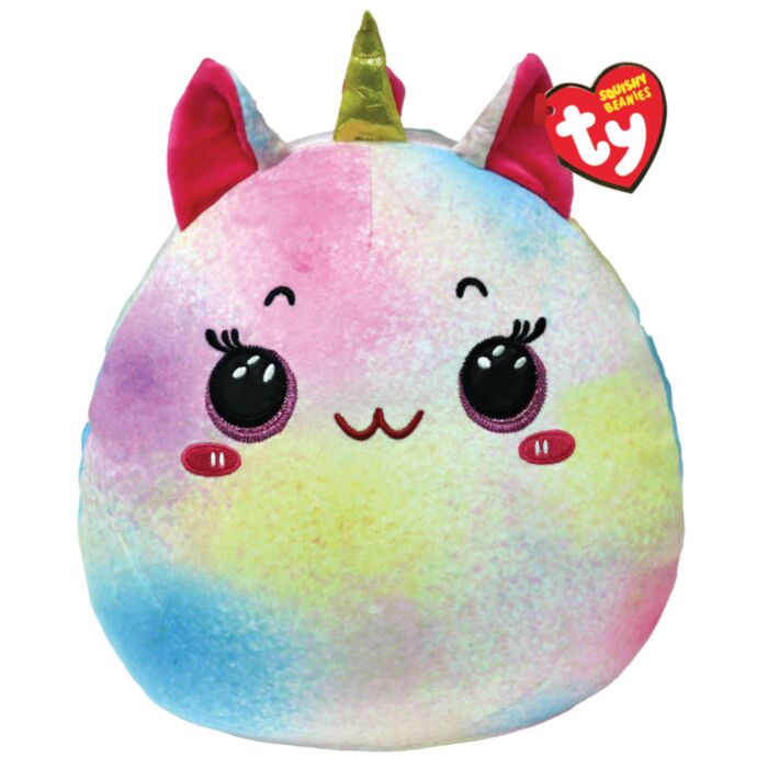 TY Squishy Beanies Maisie Unicorn Multicolor 38cm