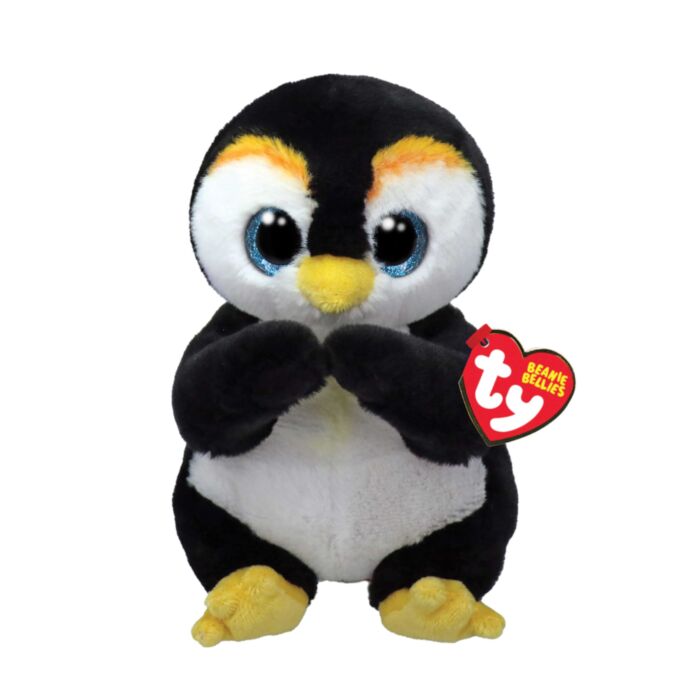 TY Beanie Bellies Neve Plush Penguin Black & White 15cm