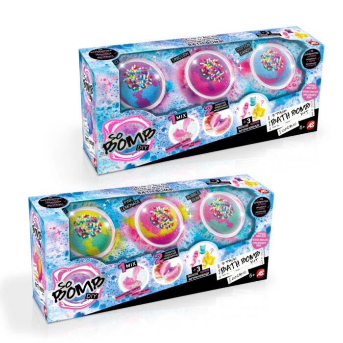 So Bomb DIY 3-Pack Bath Bomb Kit Cosmic Για 6+ Χρονών