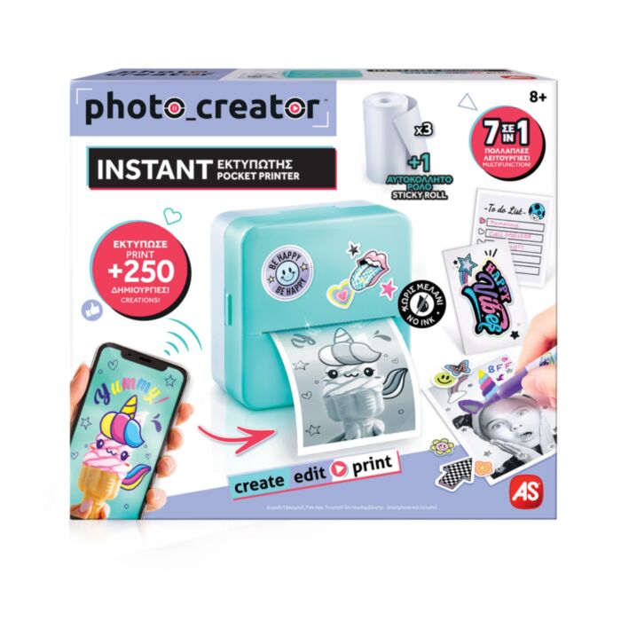 Photo Creator Instant Pocket Printer For Ages 8+