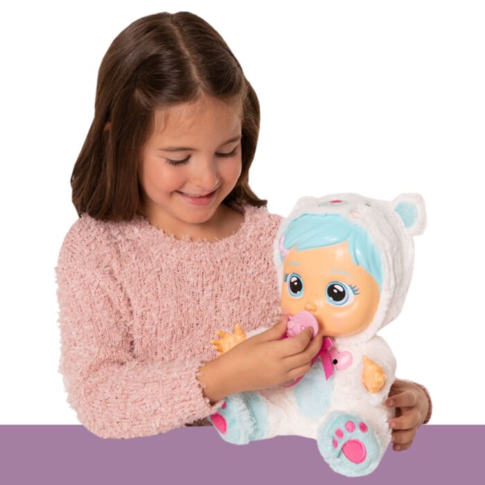 Baby doll that looks real and cries on sale