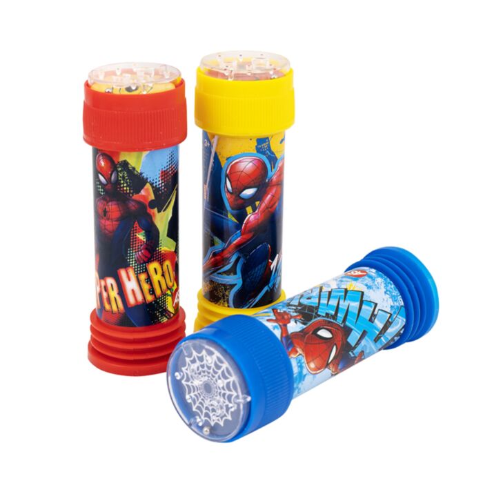 AS 3 Bubble Blowing Bottles Marvel Spiderman For Ages 3+