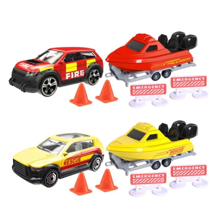 Teamsterz Σετ με Οχήματα Διάσωσης Θαλάσσης Die Cast με Αξεσουάρ Για 3+ Χρονών